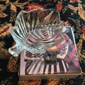 🔺🔺NWOT Mikasa Crystal Candy Dish
